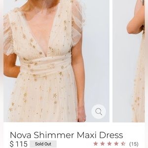 NWT BALTIC BORN NOVA SHIMMER MAXI DRESS✨